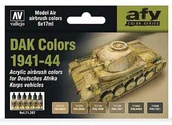 Kolejki i akcesoria - Vallejo Model Air Zestaw 6 farb - Deutches Afrika Korps DAK Colors 1941-44 Vallejo 71207 - miniaturka - grafika 1