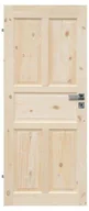 Drzwi wewnętrzne - Radex Skrzydło drzwiowe LONDYN LUX 80 lewe - miniaturka - grafika 1