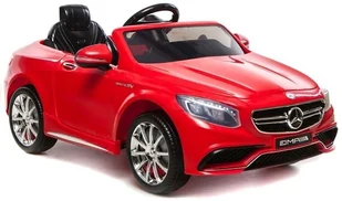 Import LEANToys Auto Na Akumulator Mercedes S63 AMG Czerwony LT1748-0 - Pojazdy elektryczne dla dzieci - miniaturka - grafika 5