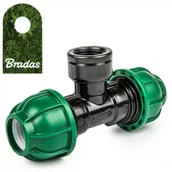 Inne akcesoria do nawadniania - BRADAS IQ Trójnik do rur PE 32mm GW1"" DSRAIQT32GW1 7918 DSRAIQT32GW1 - miniaturka - grafika 1