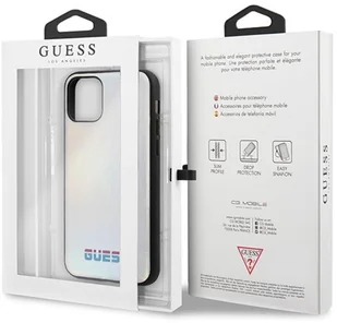 Guess Iridescent Etui iPhone 11 Pro Max Silver 10_15109 - Etui i futerały do telefonów - miniaturka - grafika 6