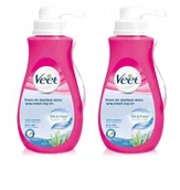 Depilacja - Veet krem do depilacji skóra wrażliwa pompka 2 szt - miniaturka - grafika 1