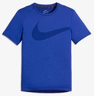 Gadżety dla kibiców - Nike chłopcy Breathe Hyper GFX T-Shirt, zielony, xl 834554 - miniaturka - grafika 1