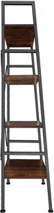 tectake Regał drabinkowy Liverpool - industrialny ciemny 404148 - Regały - miniaturka - grafika 3