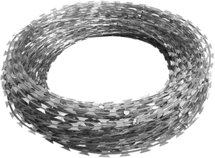 vidaXL vidaXL BTO-22 Drut Concertina zasieki ze spinaczami NATO 100 m - Łańcuchy i liny stalowe - miniaturka - grafika 4