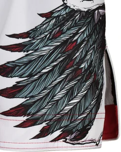 Extreme Hobby Spodenki Grappling dziecięce, POLISH EAGLE, czerwony, rozmiar 104 - Kimona, stroje i obuwie - miniaturka - grafika 4