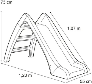 Feber zjeżdżalnia/ślizgawka ogrodowa dla dzieci 0719021 - Place zabaw - miniaturka - grafika 4