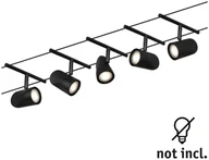 Lampy pozostałe - Paulmann Cup system linkowy 5-pkt. czarny matowy - miniaturka - grafika 1