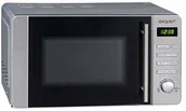 Kuchenki mikrofalowe - Exquisit MW 8020 H kuchenka mikrofalowa z grillem i gorącym powietrzem, 800 W, Inoxlook - miniaturka - grafika 1