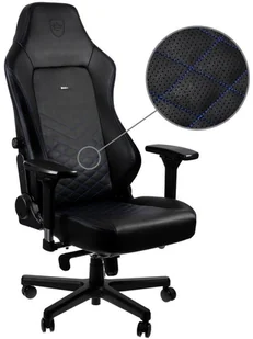 noblechairs Fotel gamingowy noblechairs HERO czarny niebieskie obszycie NBL-HRO-PU-BBL - Fotele gamingowe noblechairs Fotel gamingowy noblechairs HERO czarny niebieskie obszycie NBL-HRO-PU-BBL - Fotele gamingowe - miniaturka - grafika 1