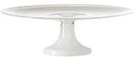 Tace i patery - Leonardo 031197 alabastro patera na tort na podstawce 31 cm Biały, szkło, biały, 31 x 31 x 10 cm 031197 - miniaturka - grafika 1