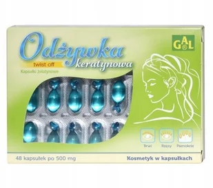 Gal Odżywka Keratynowa 48 Brwi Rzęsy Paznokcie - Odżywki do rzęs i brwi - miniaturka - grafika 2