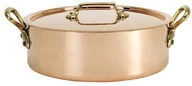 Garnki - De Buyer bratentopf, zaopatrzone pokrywką, bronzegriffe, 24 cm 6446.24 - miniaturka - grafika 1