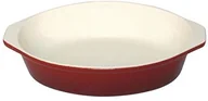 Naczynia żaroodporne - Vogue gh315 żeliwo zaokrąglone pieczonych sąd rejonowy, pojemność 400 ML, czerwony GH315 - miniaturka - grafika 1