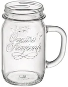 Wyposażenie lokali gastronomicznych - Bormioli Rocco Kubek słoik 415 ml Quattro Stagioni Bormioli Rocco | Stalgast 400585 - miniaturka - grafika 1