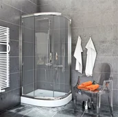 Kabiny prysznicowe - Sea Horse STYLIO 80x190 BK501T - miniaturka - grafika 1