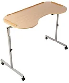 Pozostałe kosmetyki - NRS Healthcare Stolik pomocniczy precyzji zapewnia dokładne, blat stołu, przy łóżku/dla wózków inwalidzkich, z rolki z regulacją NRS M99394 - miniaturka - grafika 1