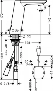 Hansgrohe Metris S 31102000 - Baterie umywalkowe - miniaturka - grafika 2