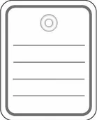 Papier do drukarek - Herma Stückwarenanhnger 40x50 mm mit Kunststoffse 1000 St. - 6820 - miniaturka - grafika 1