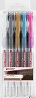 Długopisy - Edding Długopisy żelowe CRYSTAL JELLY 5 kol metalicznych z białym Edding 2185/5S/M 2185/5S/M ED - miniaturka - grafika 1