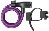 Zabezpieczenia do roweru - AXA Zapięcie rowerowe Resolute 8-120, 8 mm x 120 cm w kolorze królewskiego fioletu z mocowaniem do ramy roweru - miniaturka - grafika 1