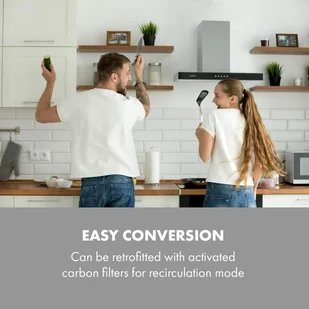 Klarstein Darya 60 Inox (TK15-Darya-60) - Okapy kuchenne - miniaturka - grafika 7