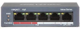 HIKVISION Switch 5-portowy 4xPoE DS-3E0105P-E/M(B) DS-3E0105P-E/M(B) - Switche - miniaturka - grafika 2