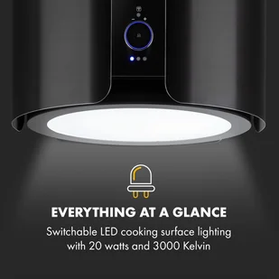 Klarstein CGCH6-Skyfall-BK - Okapy kuchenne - miniaturka - grafika 7