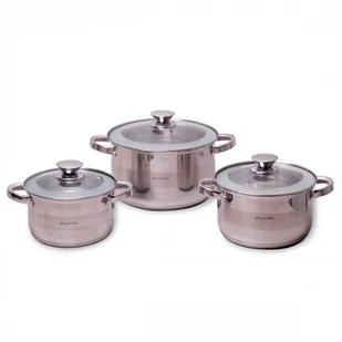 Kamille Zestaw komplet garnków ze stali nierdzewnej 6el. 4915 - Zestawy garnków i patelni - miniaturka - grafika 2