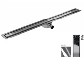 Syfony - Wiper New Elite Slim Pure Zestaw Odpływ liniowy 120 cm poler 100.3402.01.120 - miniaturka - grafika 1
