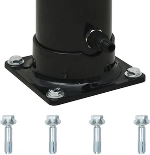 vidaXL Prysznic solarny, czarny, 214 cm, 20 L - Akcesoria do basenów - miniaturka - grafika 8