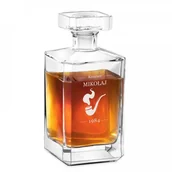 Karafki - Murrano Szklana Karafka Burbon Z Grawerem Koneser KARB-011 - miniaturka - grafika 1