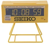 Zegary - Seiko QHL062Y budzik cyfrowy, tworzywo sztuczne, czarny - miniaturka - grafika 1