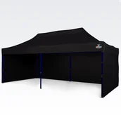 Pawilony ogrodowe - BRIMO Namioty weselne 3x6m - plus 3 ściany - Czarny - miniaturka - grafika 1