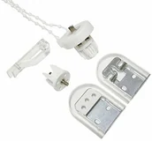 Żaluzje - Gardinia zasuwana z zestawem do konwersji Biały - miniaturka - grafika 1