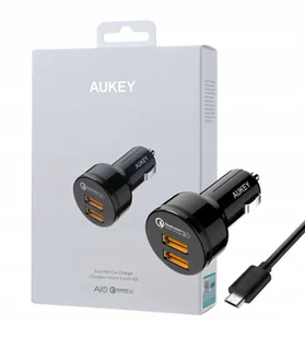 Aukey Ładowarka samochodowa CC-T8 2x USB 3.0 - Ładowarki samochodowe - miniaturka - grafika 5