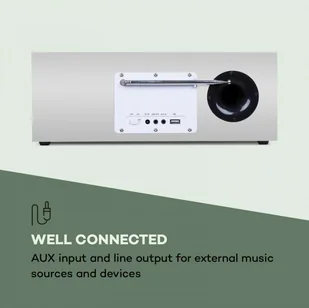 Auna Silver Star Stereo Biały - Radia - miniaturka - grafika 9