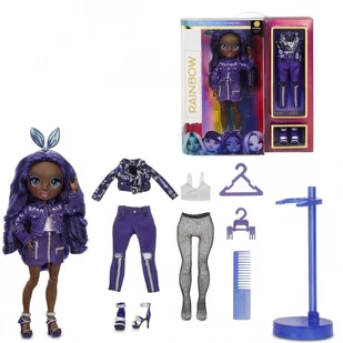 MGA Entertainment L.O.L Rainbow High Lalka Krystal Bailey + 2 stroje + akcesoria 572114 572114 - Lalki dla dziewczynek - miniaturka - grafika 6