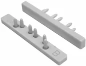 Karnisze - Zakończenie do szyny 2-torowej białe 2 szt. - miniaturka - grafika 1