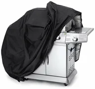 Pokrowce na grilla - Hurtel Wodoodporny pokrowiec na grilla, pokrowiec na rower, motor, meble ogrodowe plandeka osłona XXL czarny - miniaturka - grafika 1