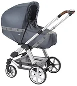 Akcesoria do wózków - Reer Ochrona przed deszczem do wózków dziecięcych, Baby, Buggy i samochód sportowy muszelkowy firmy - miniaturka - grafika 1