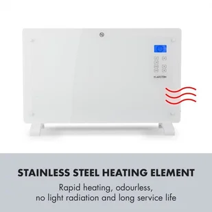 Klarstein Klarstein Norderney Grzejnik konwekcyjny termostat timer 2000 W 30 m kolor biały ACO14-Norderney2000W - Ogrzewanie przenośne Klarstein Klarstein Norderney Grzejnik konwekcyjny termostat timer 2000 W 30 m kolor biały ACO14-Norderney2000W - Ogrzewanie przenośne - miniaturka - grafika 3