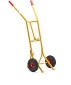 Podnośniki - AJ Produkty Wózek do beczek, 200 kg, żółty - miniaturka - grafika 1
