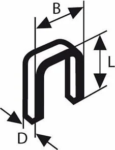 Bosch Zszywki Typ55 14/6mm 1000szt. - Zszywki - miniaturka - grafika 2