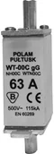 Bezpieczniki elektryczne - ETI Wkładka bezpiecznikowa WT00C GG 80A 500V 004111437 - miniaturka - grafika 1