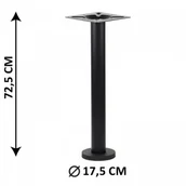 Artykuły biurowe - STEMA - SH Podstawa mocowana do podłoża SH-3018-2/B, kolor czarny (do sotłu, stolika, podłogi) SH-3018-2/B - miniaturka - grafika 1