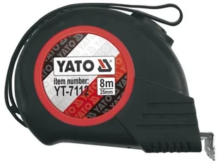 Yato Miara zwijana gumowa obudowa 8 m x 25 mm YT-7112 - Inne urządzenia pomiarowe - miniaturka - grafika 2
