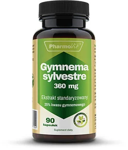 Pharmovit Gymnema Sylvestre 90kap - Spalacze tłuszczu - miniaturka - grafika 2