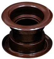 Akcesoria do drzwi - Awenta Tuleje wentylacyjne do drzwi Plastikowe Brąz K50 - miniaturka - grafika 1