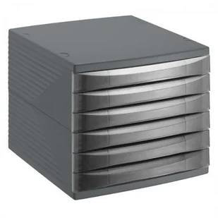 Rotho Pojemnik na dokumenty 6 szuflad QUADRA - Pojemniki biurowe - miniaturka - grafika 2